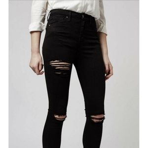 Topshop Jamie Moto Jeans